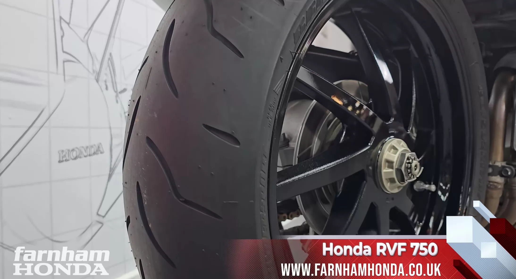 Honda RVF750 Rear Tyre
